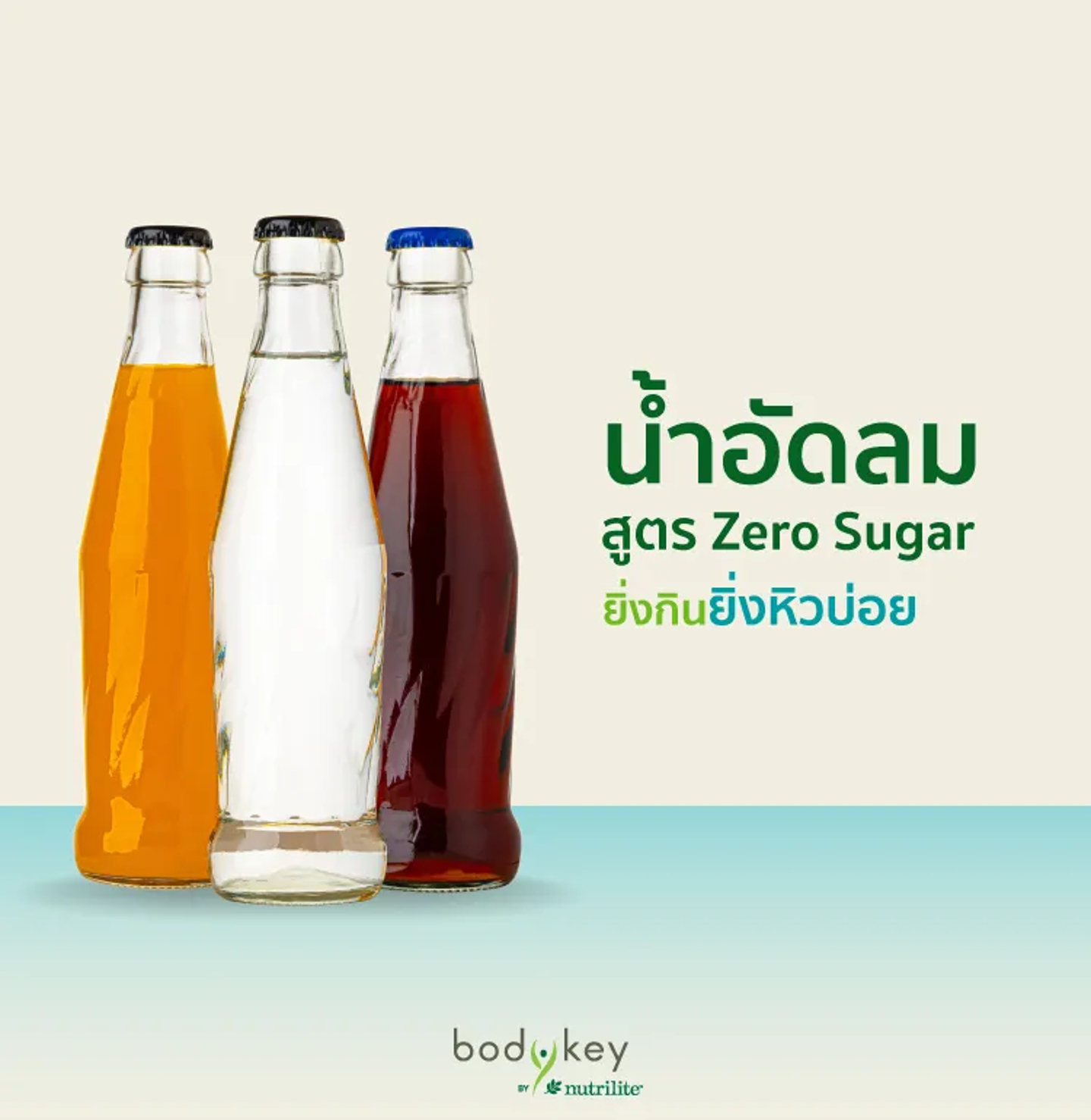 น้ำอัดลมสูตร Zero Sugar
