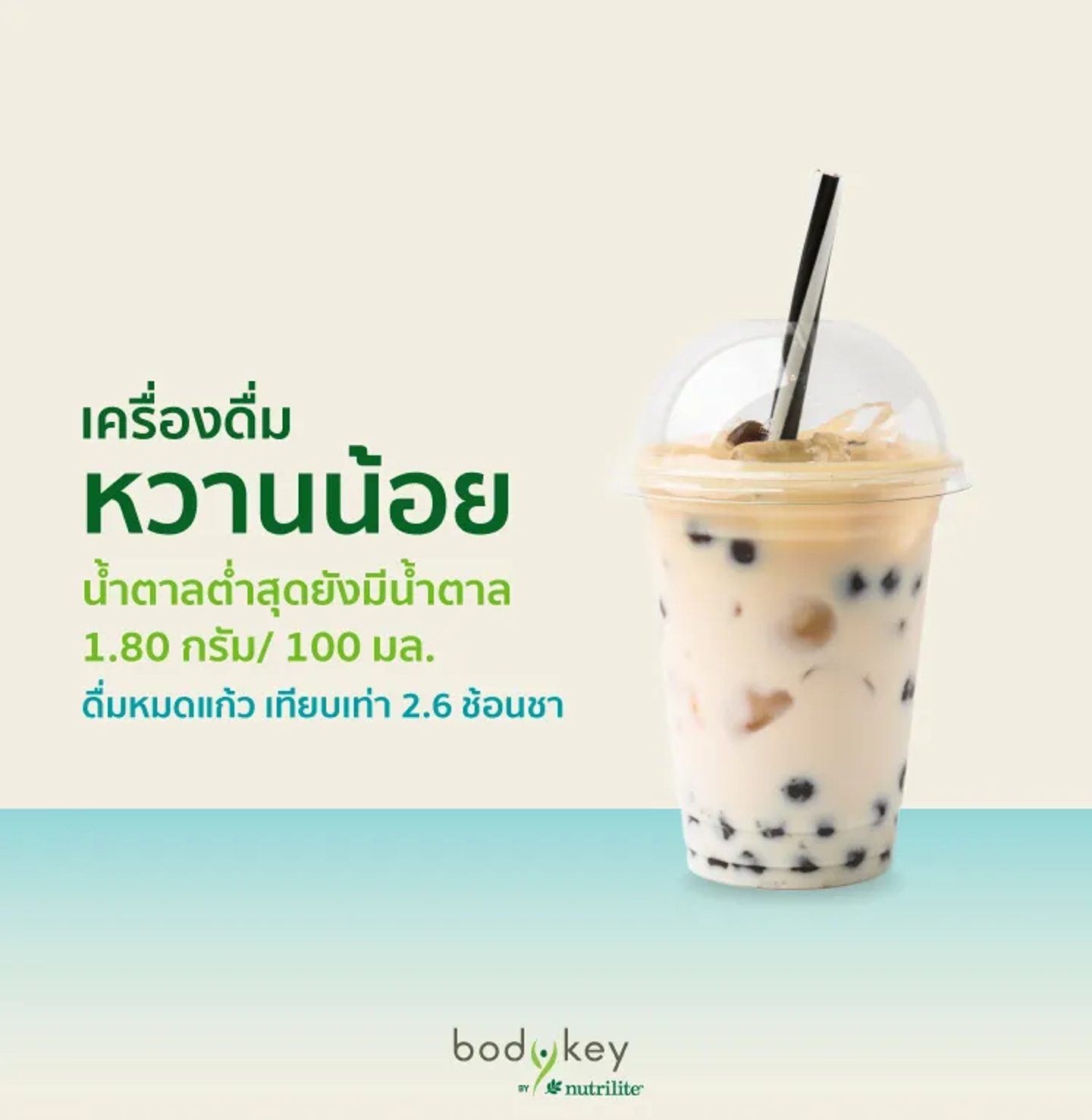 เครื่องดื่มหวานน้อย